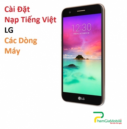 Cài Đặt Nạp Tiếng Việt LG K10 2017 Tại HCM Lấy Liền Trong 10 Phút